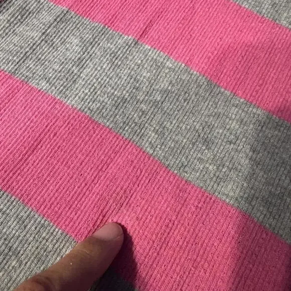 university of pink striped henley long sleeve - Picture 3 of 7